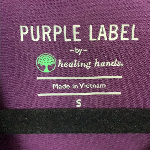 Purple scrub top - Picture 3 of 3